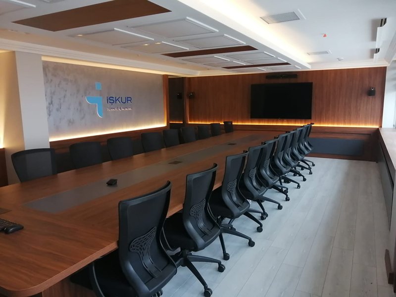 İŞKUR GM Fon Yönetimi Daire Başkanlığı Toplantı Odası Projesi